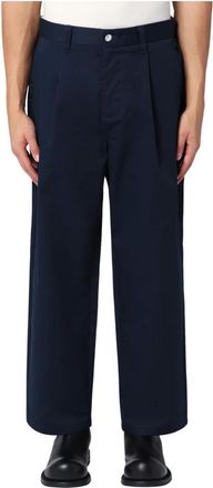 New Amsterdam Surf Association Blue Cotton Polyester Trousers