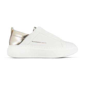 Alexander Smith Sneakers, female, White, Size: 10 US Wembley Slip-On Sneakers