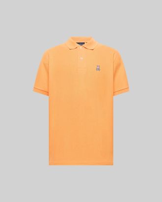 Psycho Bunny Mens Classic Pique Polo 805 PAPAYA / XXXL