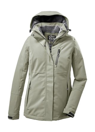 Killtec Outdoorjacke KILLTEC KOW 140 WMN JCKT, Damen, Gr. 38, gr&uuml;n (helloliv), Oberstoff: 100% Polyester, Futter: 100% Polyester, Wattierung: 100% Polyester, 