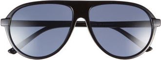 BP. Oversize Shield Sunglasses in Black at Nordstrom