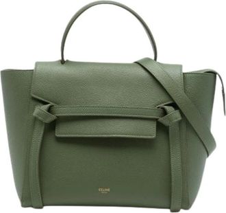 Celine Pre-owned Belt Bag - Dames - Vintage Handtas - Groen - ONE Size - Leer - Vintage