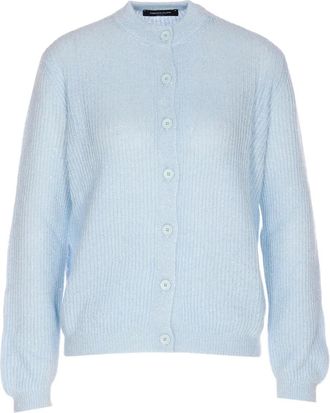 Fabiana Filippi Cardigan girocollo con paillettes - Blu