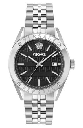 Versace Athletic Bracelet Watch, 41mm in Stainless Steel at Nordstrom