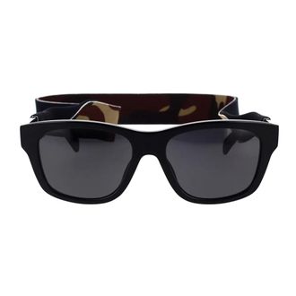 Celine Sunglasses, unisex, Black, 55 MM, Geometric Sunglasses