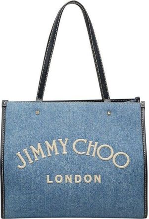 Jimmy Choo London VARENNE denim leather handbag