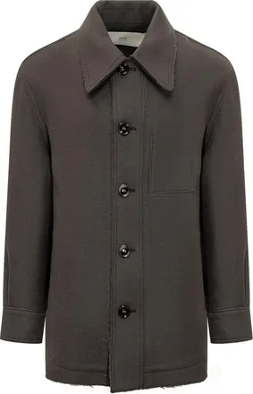 Ami Grey Shirt Collar Jacket