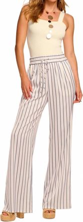 Ramy Brook Sylvie Wide Leg Pant In Ivory Seaside