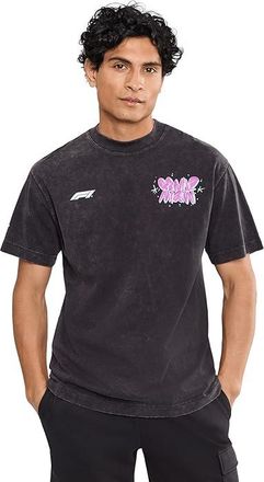 Puma Formula 1 Miami Go Wild Graphic T-Shirt Mens T Shirt Puma Black : 2XL, Cotton