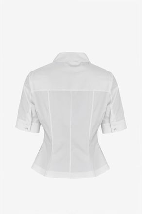 Alaia Maison Ala&iuml;a Tailored Cotton Blouse - White