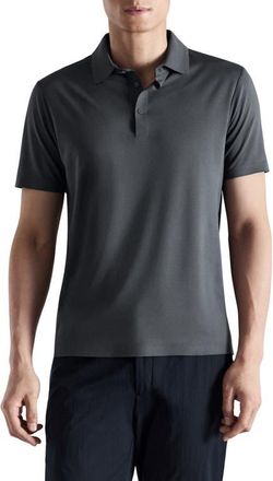 Mango Comfort Stretch Polo in Dark Grey at Nordstrom, Size Xx-Large