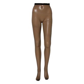 Dolce & Gabbana Ondergoed, Dames, Zwart, L, Nylon, Visnet Nylon Panty