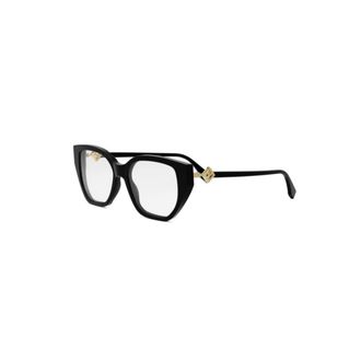 Fendi Glasses, unisex, Black, 53 MM, FF Diamonds Optical Frame