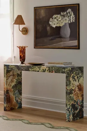 Anthropologie Hale Canvas Console Table