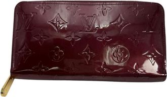 Louis Vuitton Monogram Vernis Magenta Monogram Vernis Long Wallet (Bi-Fold) (Pre-Owned)