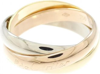 Cartier Pink Gold White Gold Yellow Gold Yellow Gold (18K) Pink Gold (18K) White Gold (18K) Band Ring (Pre-Owned)