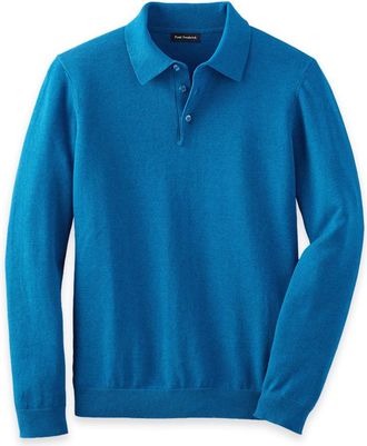 Paul Fredrick Supima Cotton Three Button Polo