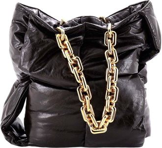 Bottega Veneta Puffy Chain Tote Padded Maxi Intrecciato Leather (Authentic Pre-Loved)