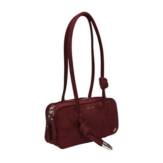Steve Madden Brooted Schoudertas - Dames - Tassen - Rood - Maat: ONE Size