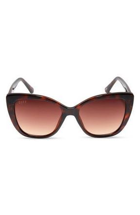 DIFF Eyewear 54mm Square Sunglasses in Dark Tortoise at Nordstrom Rack