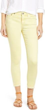 AG - Adriano Goldschmied The Prima Mid Rise Crop Raw Release Hem Cigarette Jeans in 1 Year Hi White at Nordstrom Rack, Size 28