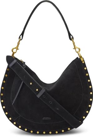 Isabel Marant Oskan Soft Zip Bag - Dames - Schoudertassen - Zwart - ONE Size - Leer - Tassen