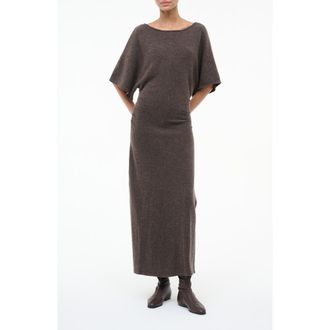 Staud Amelie Wool Blend Sweater Dress in Canyon at Nordstrom, Size X-Small