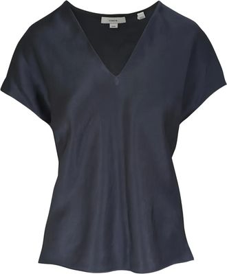 Vince Top con scollo a V - Blu