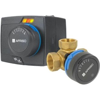 OEM Conjunto De Control Proclick: V&aacute;lvula Mezcladora Rotativa De 3 V&iacute;as Arv 385 Vario Proclick, Dn32, Rp1 1/4 Pulgada, Kvs 7,5 - 19 M3/h + Actuador El&eacute;ctr