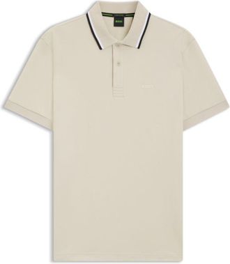 BOSS Paddy slim-fit polo shirt in interlock cotton