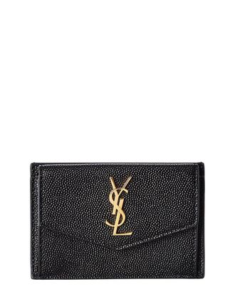 Saint Laurent Uptown Leather Card Case