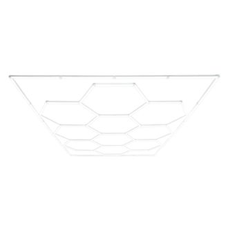 MonsterShop Hexagon LED Lighting x 10 in White | Size: Large