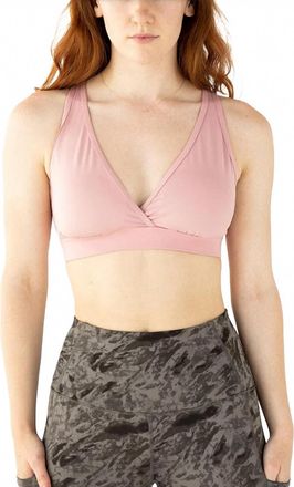 Handful Cross Front Fav Bra In Call My Blush