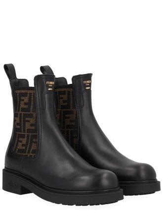 Fendi Thread Boots - Black