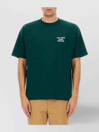 Drôle de Monsieur crew neck graphic print t-shirt