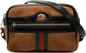 Gucci Pre-owned Cross Body Bags, female, Brown, Size: ONE SIZE Pre-owned Camera Bag