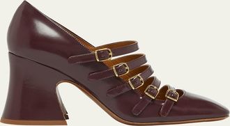 Chloé Janis Patent Leather Mary Jane Pumps
