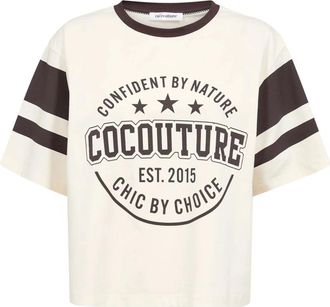 Co'Couture Dames, Tops, Bruin, Maat: XL
