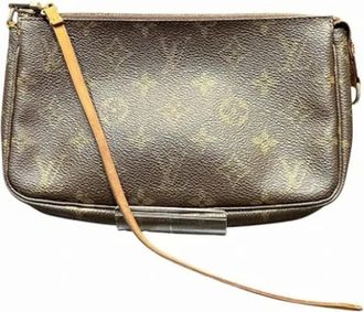 Louis Vuitton Pre-owned Clutches, female, Brown, Size: ONE SIZE Pre-owned Fabric louis-vuitton-bags