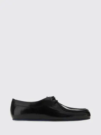 Jil Sander Hood Calf Leather Derby Shoes with Rubber Sole