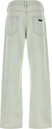 Fear of God Mens Straight 5 Pkt Jeans Beige Cotton