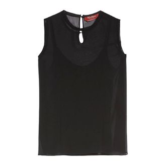 Max Mara Blouses, female, Black, Size: 2XS Latino Blouse