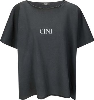 Cini Short -sleeved cotton sweatshirt