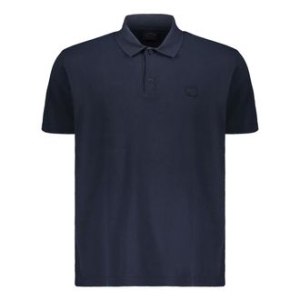 Paul & Shark Paul & Shark, Polo Shirts, male, Blue, Size: XL Cotton Polo Shirt