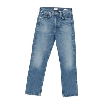 Citizens Of Humanity Straight Jeans, female, Blue, Size: W25 Blaine Vintage Straight