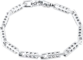 Pompeii3 Mens Link 14k Gold (26gram) or Platinum (42gram) 4mm Bracelet 8.75