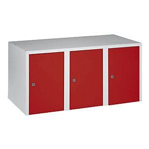 EKO V-part - Armario Superior M&uuml;nchen 3 Compartimentos Rojo Vivo Anchura