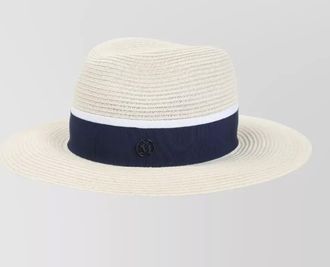 Maison Michel hemp fedora hat