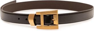Versace Riem H.30 Kalfsleer - Dames - Riemen - Zwart - 90 CM - Leer - Accessoires