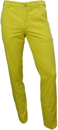 Meyer trousers - Heren - Slim Fit Broeken - Geel - XL - Katoen - Broeken